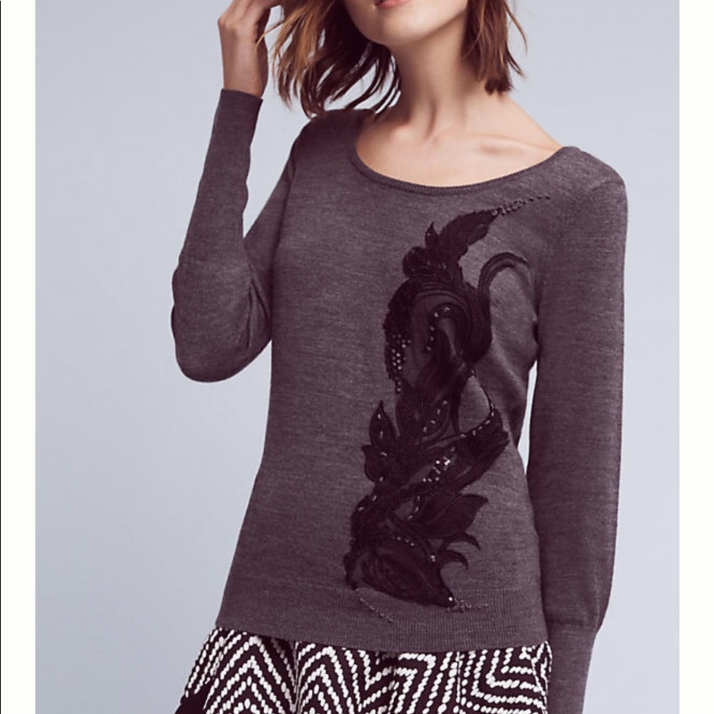 Anthropologie Angel of the North pullover, Small